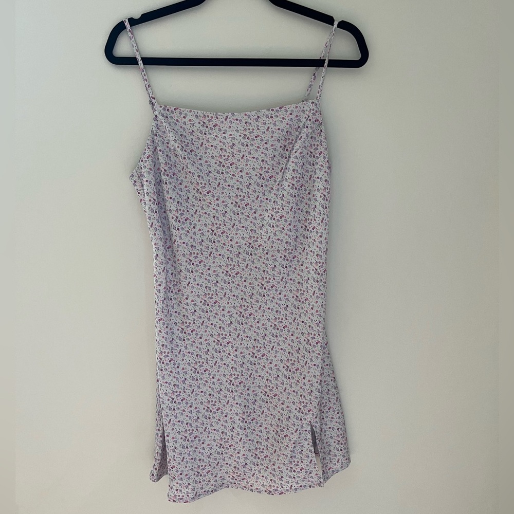 Princess Polly Floral Satin Dress